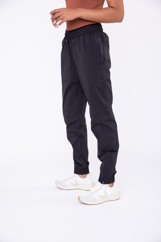 Toggle Black Relaxed Pant