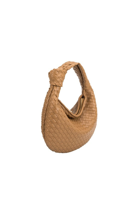 Braided Vegan Shoulder Bag
