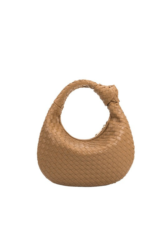 Braided Vegan Shoulder Bag