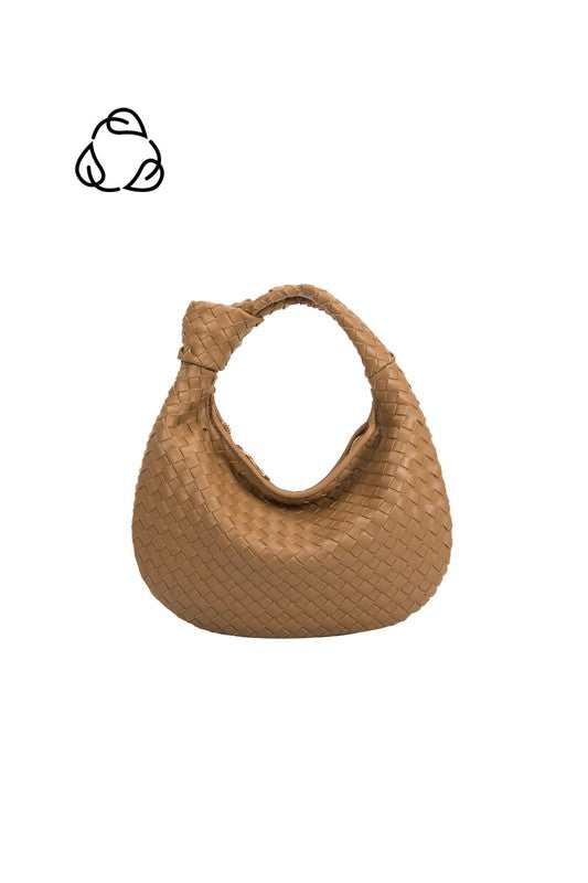 Braided Vegan Shoulder Bag