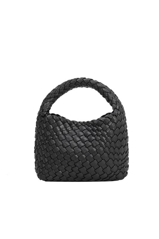 Recycled Vegan Leather Top Handle Bag