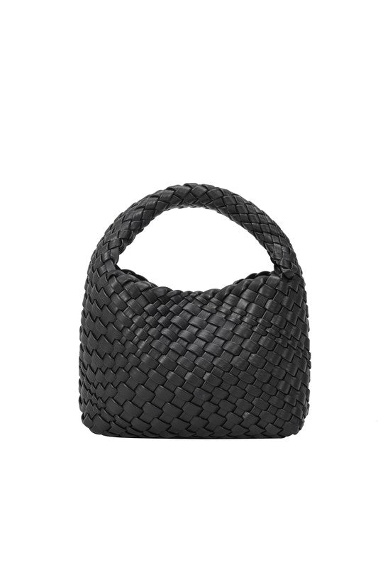 Recycled Vegan Leather Top Handle Bag