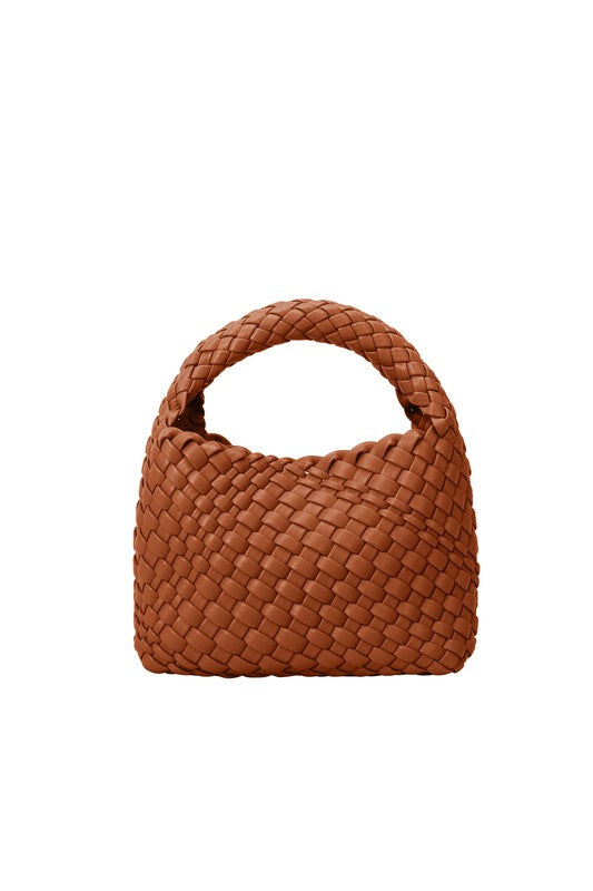 Recycled Vegan Leather Top Handle Bag