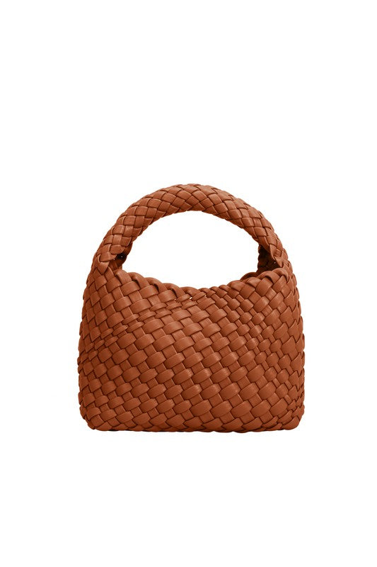 Recycled Vegan Leather Top Handle Bag