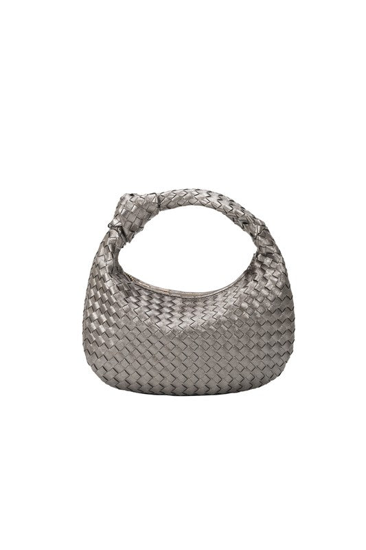 Braided Vegan Shoulder Bag