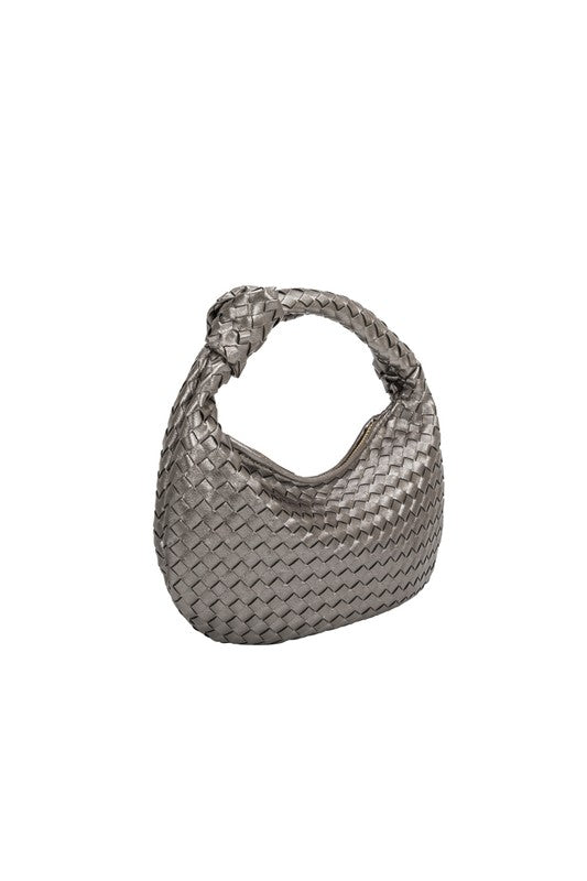 Braided Vegan Shoulder Bag