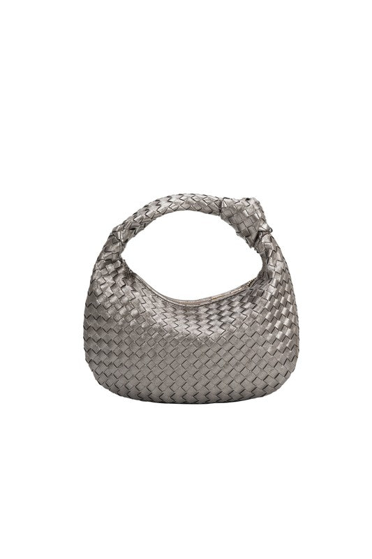 Braided Vegan Shoulder Bag