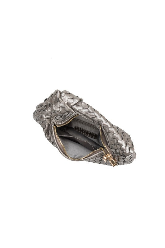 Braided Vegan Shoulder Bag