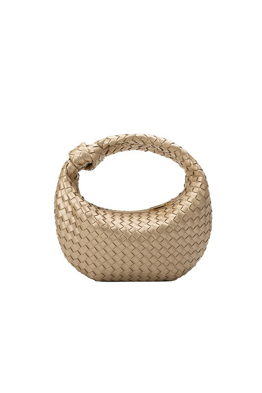 Braided Vegan Shoulder Bag