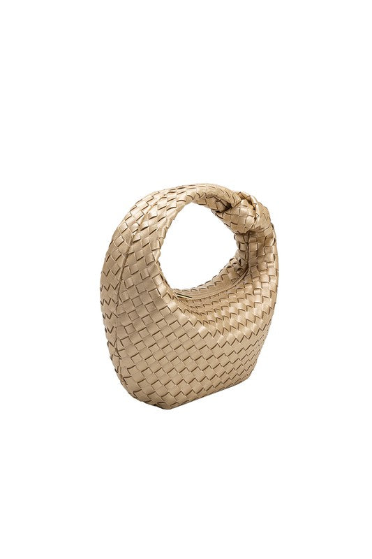 Braided Vegan Shoulder Bag