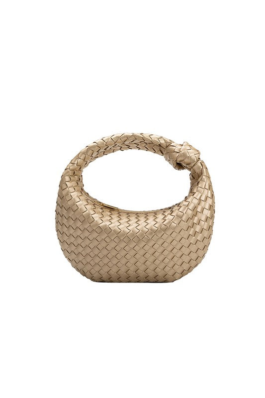 Braided Vegan Shoulder Bag