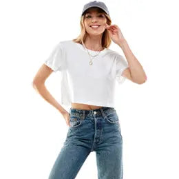 Boxy Cotton Crop Tee