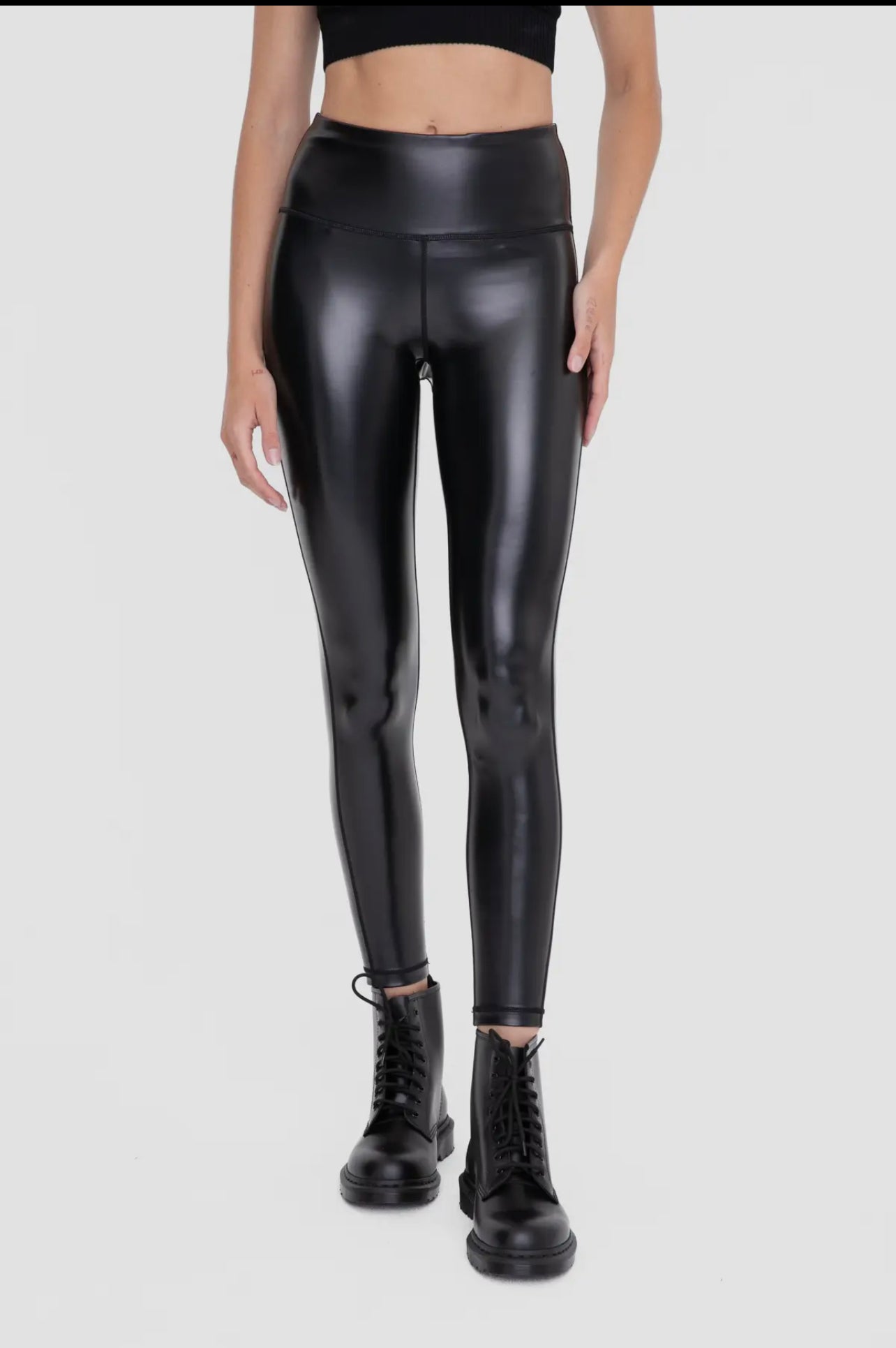 High Shine Faux Legging