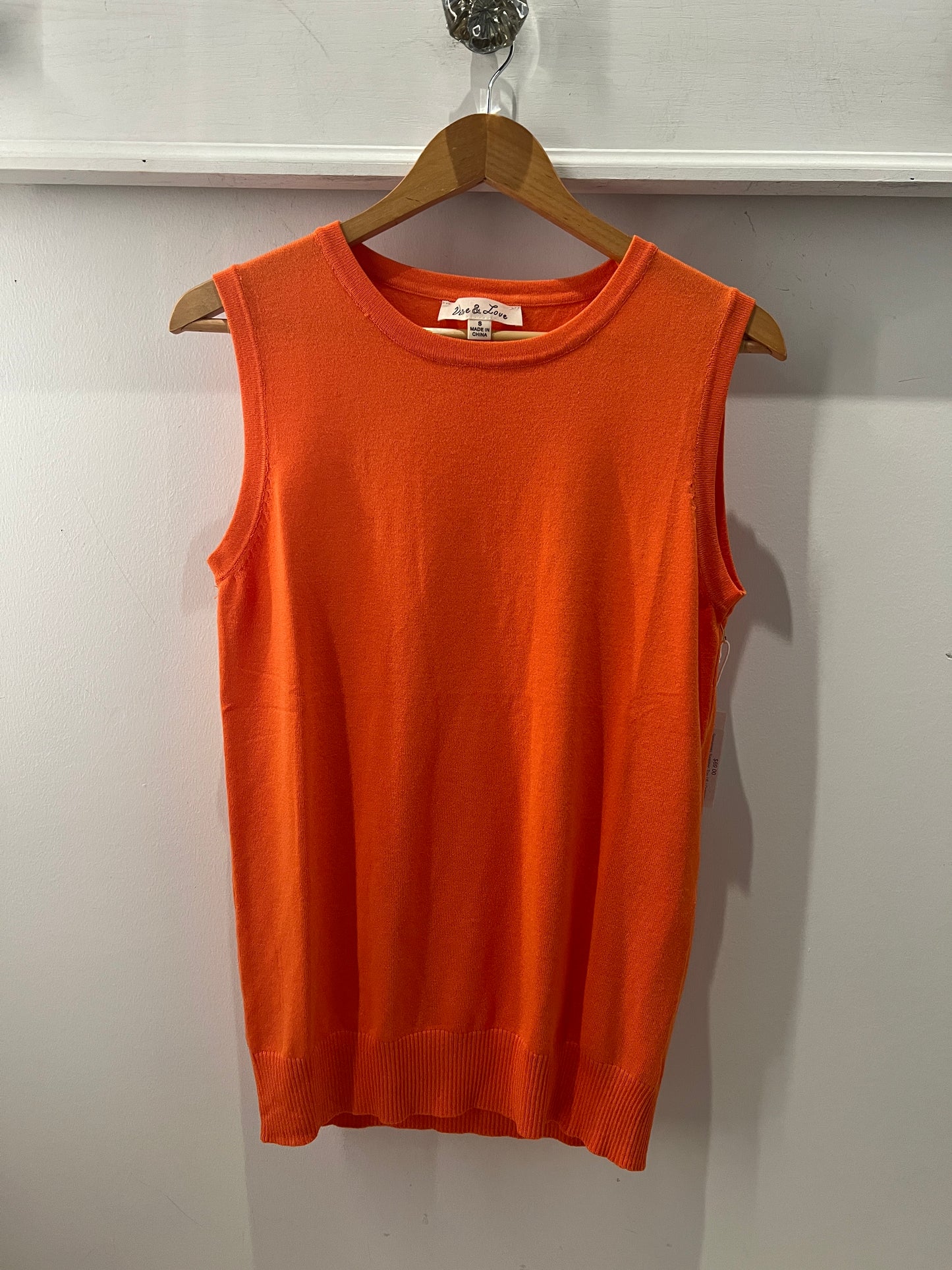 Sleeveless Sweater Top