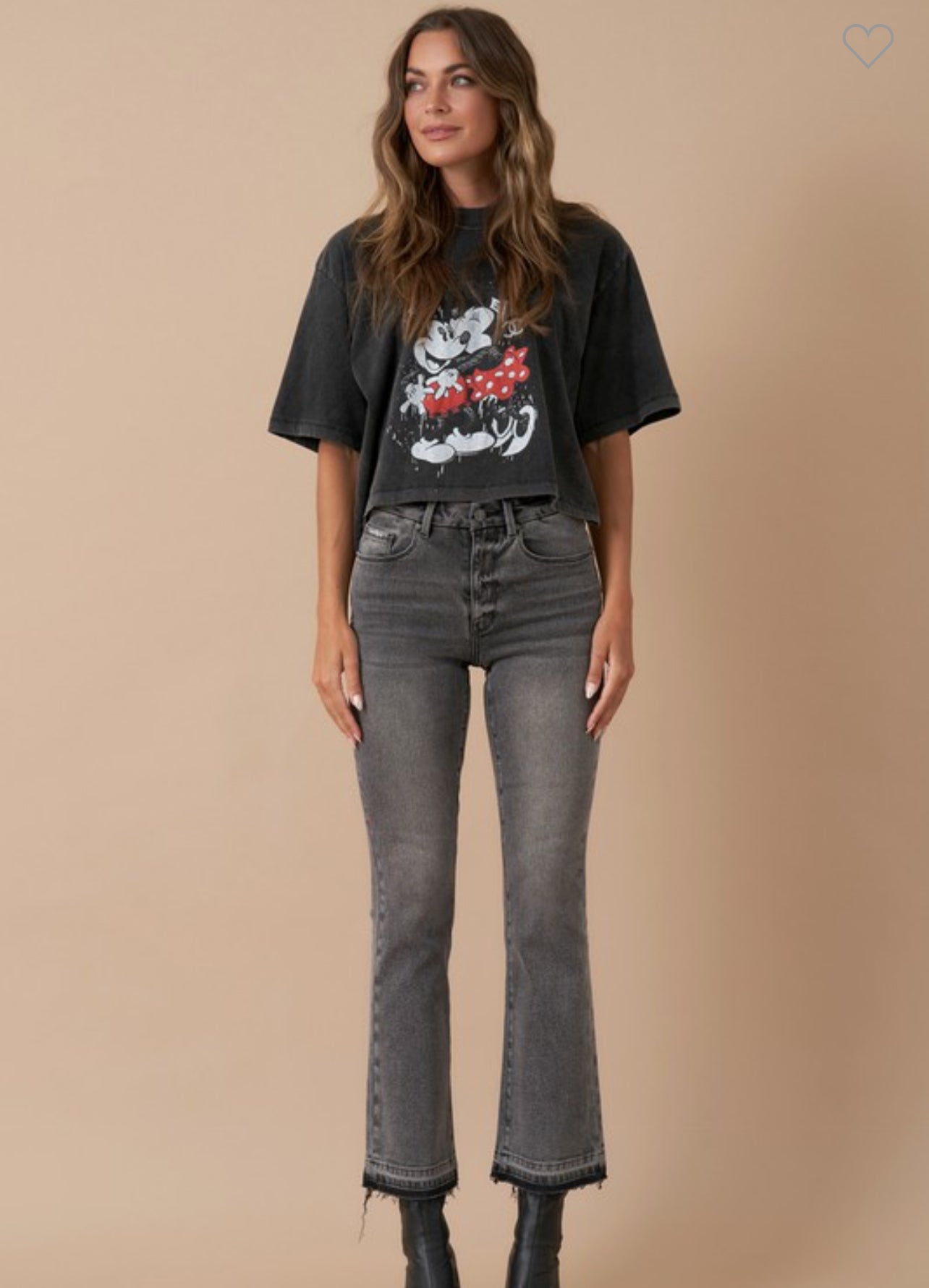 High Rise Crop Boot