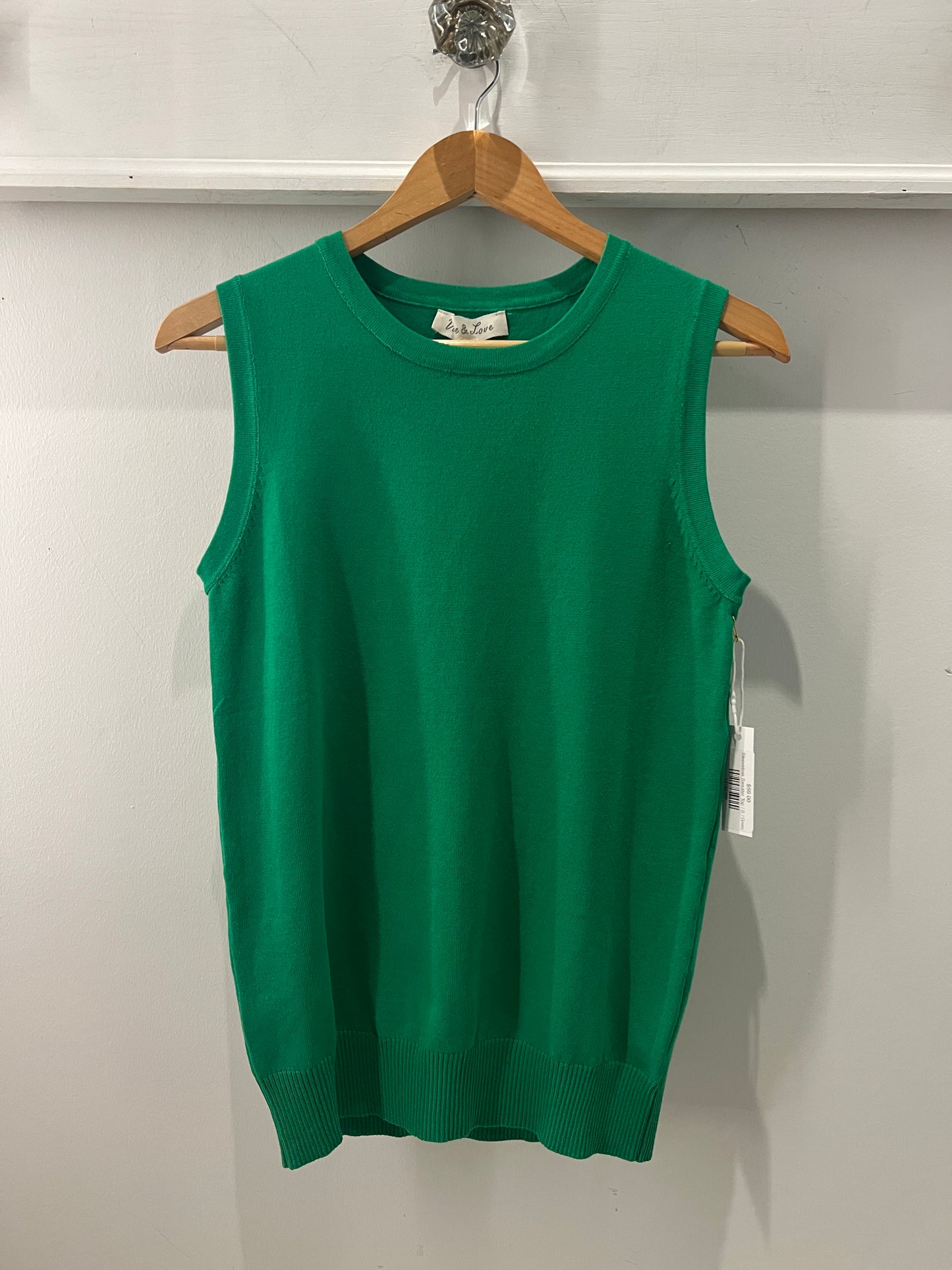 Sleeveless Sweater Top