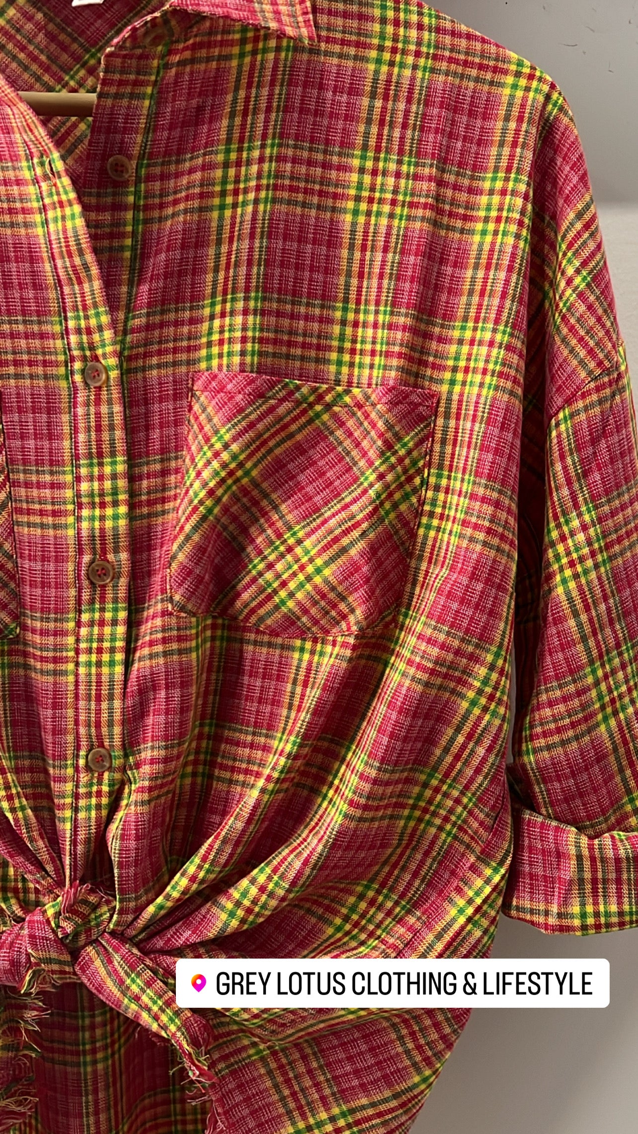 Woven Plaid Shirt