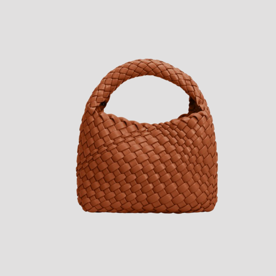 Recycled Vegan Leather Top Handle Bag