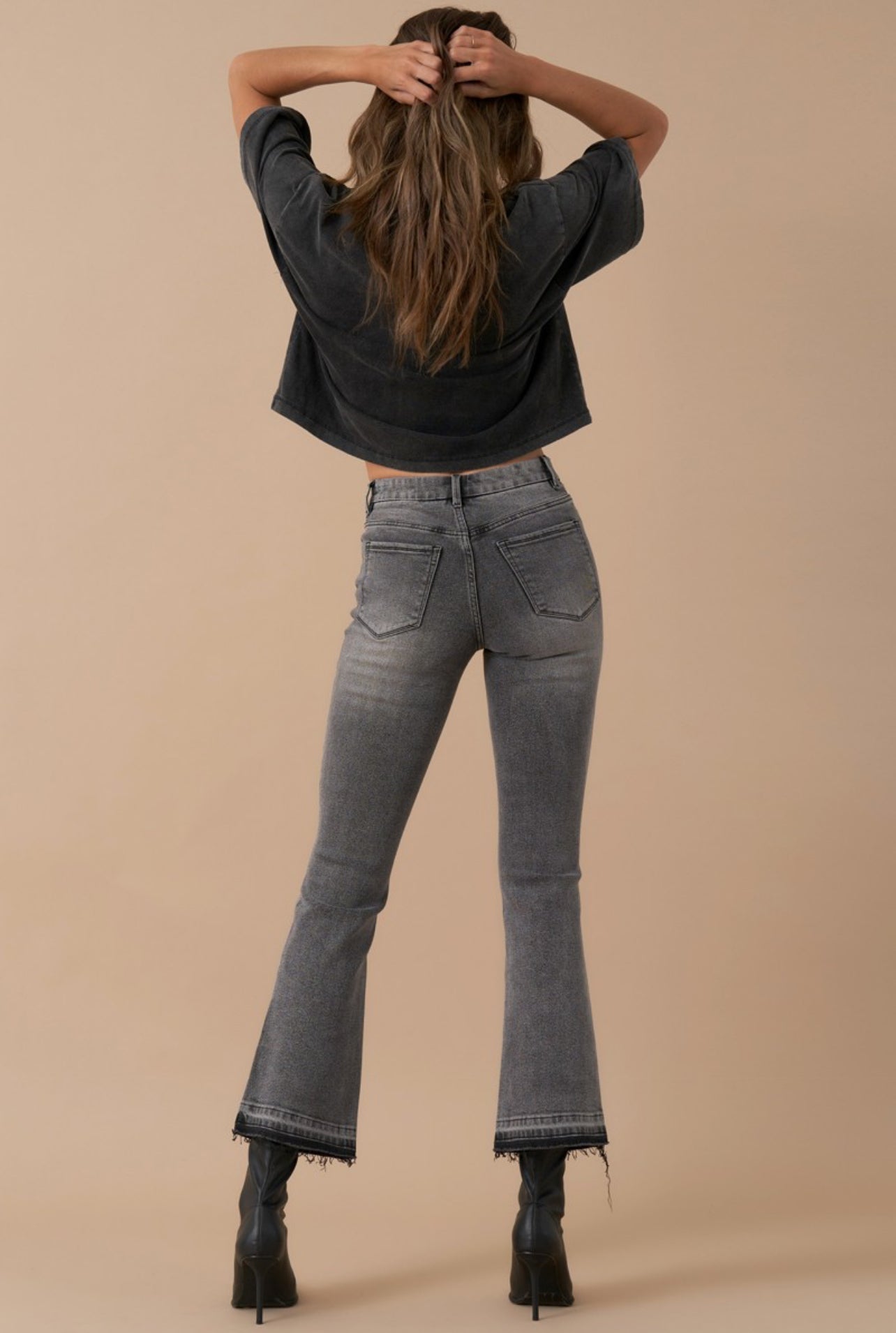 High Rise Crop Boot
