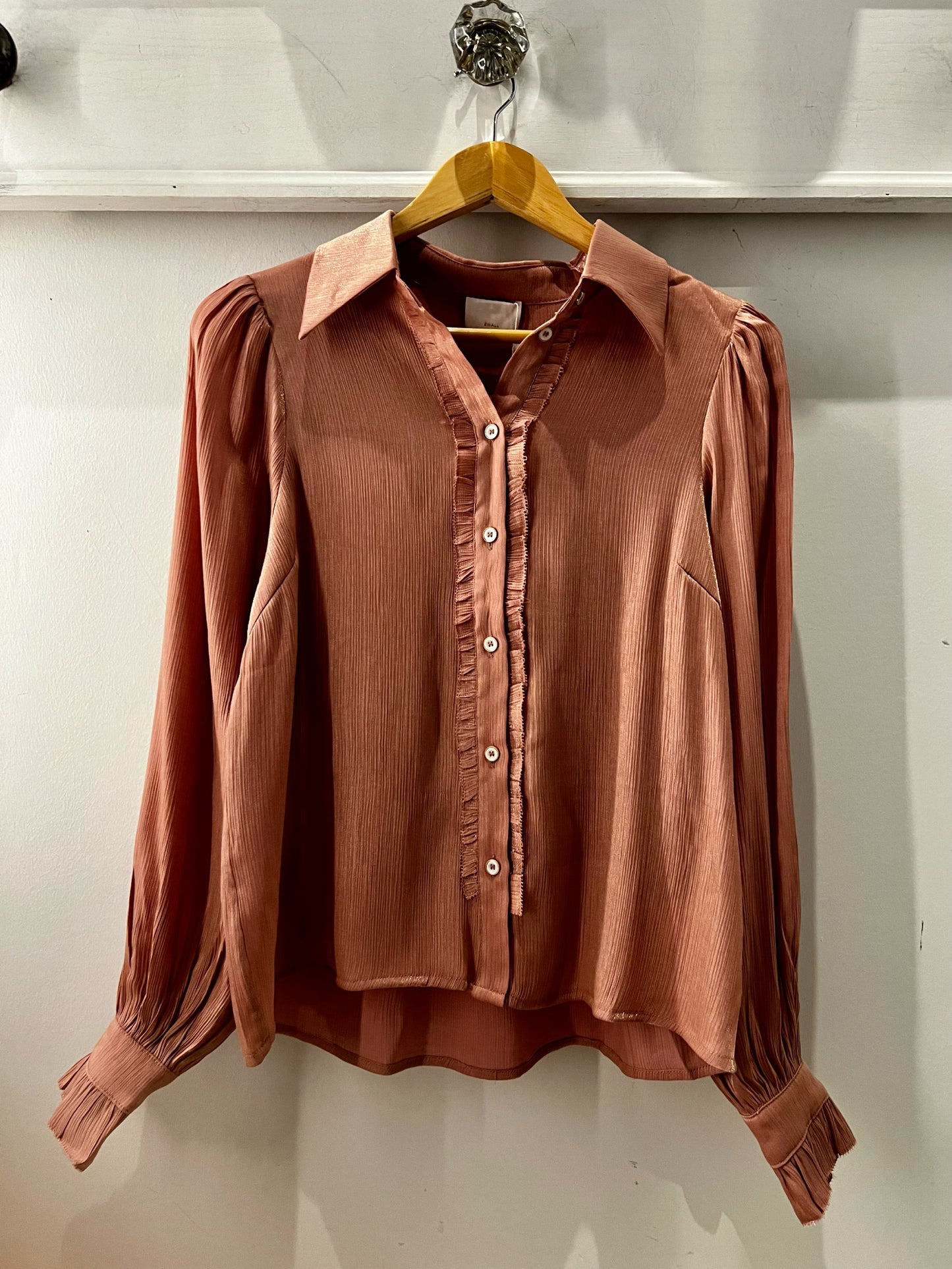 Rose Gold Sparkle Blouse