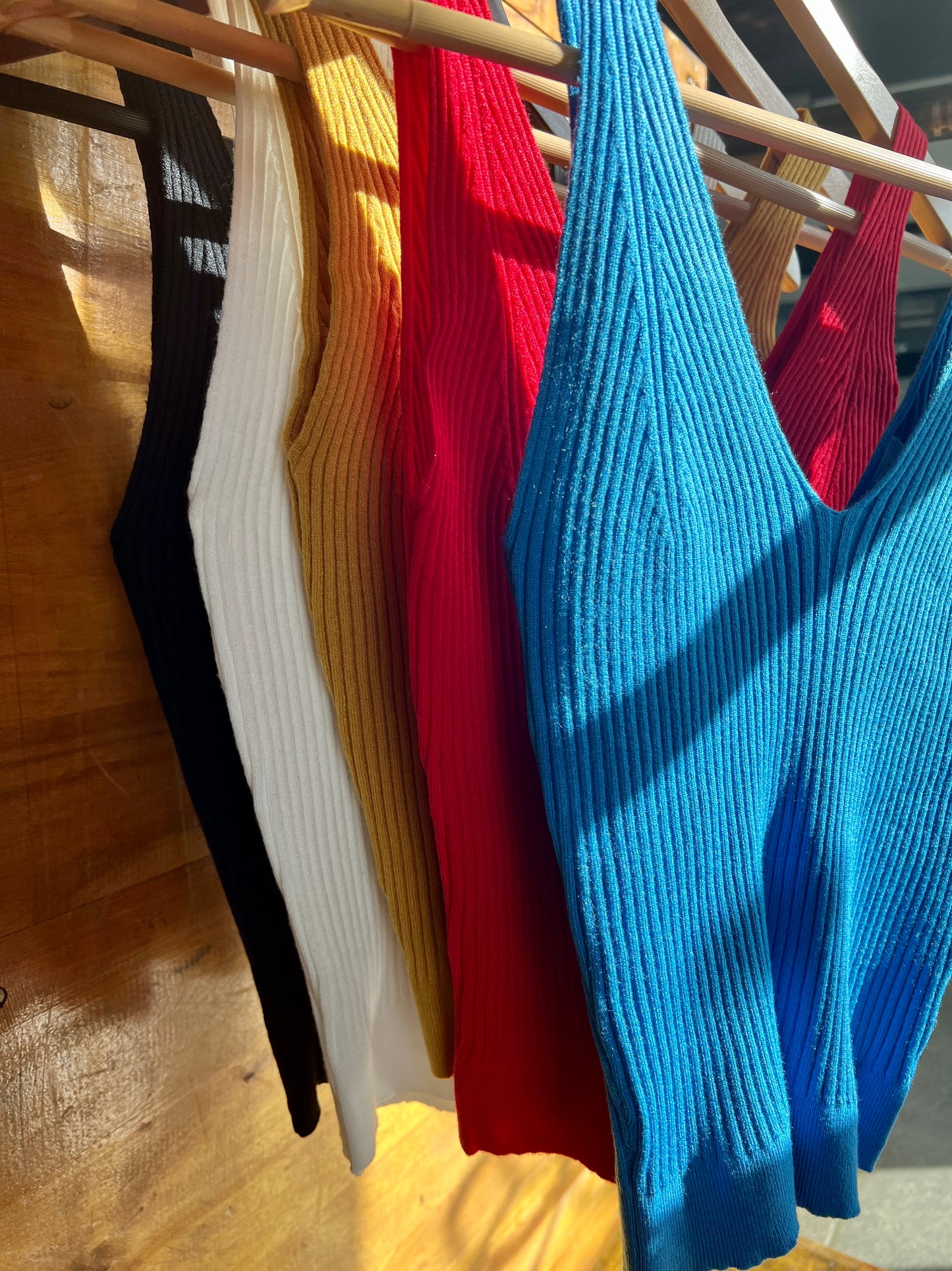 Double V Neck Tank