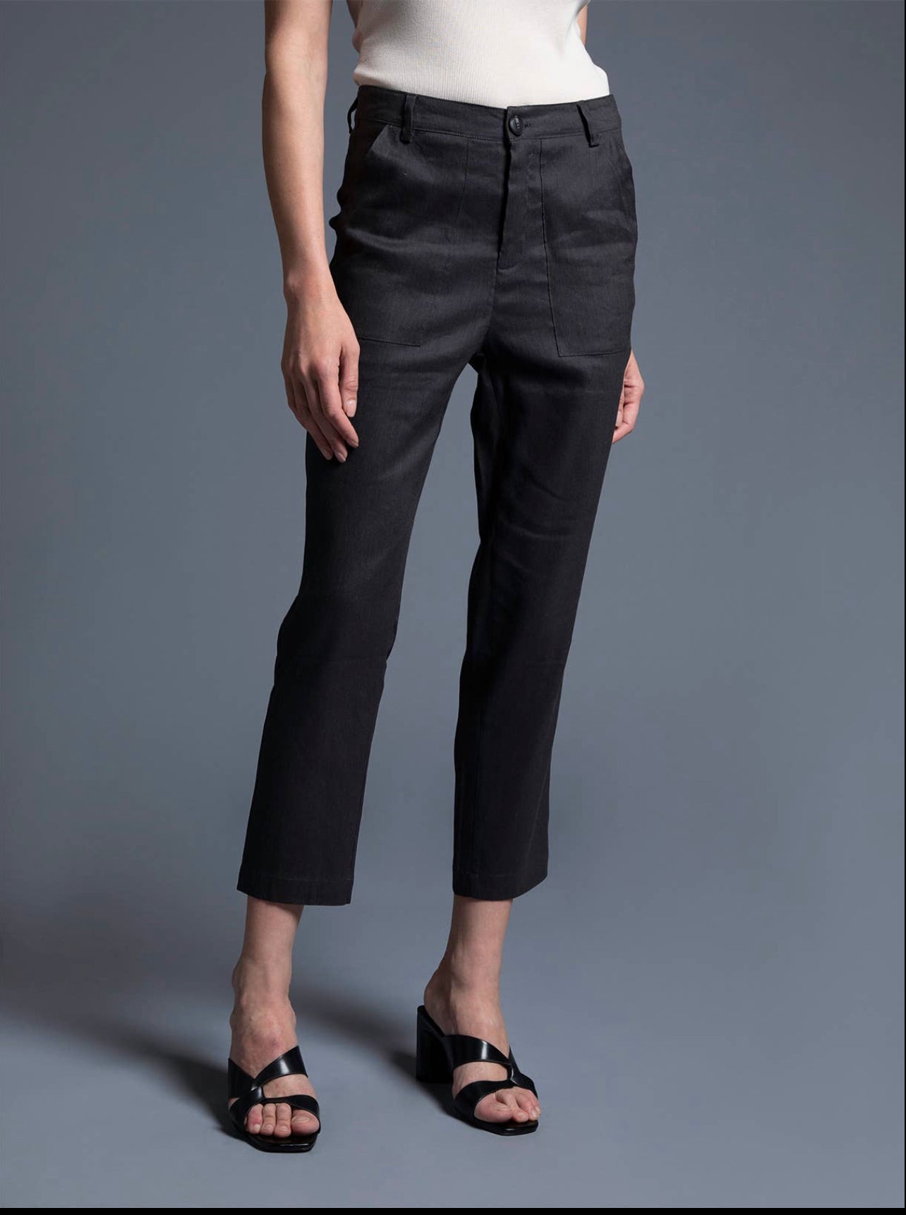 Linen Straight Pant