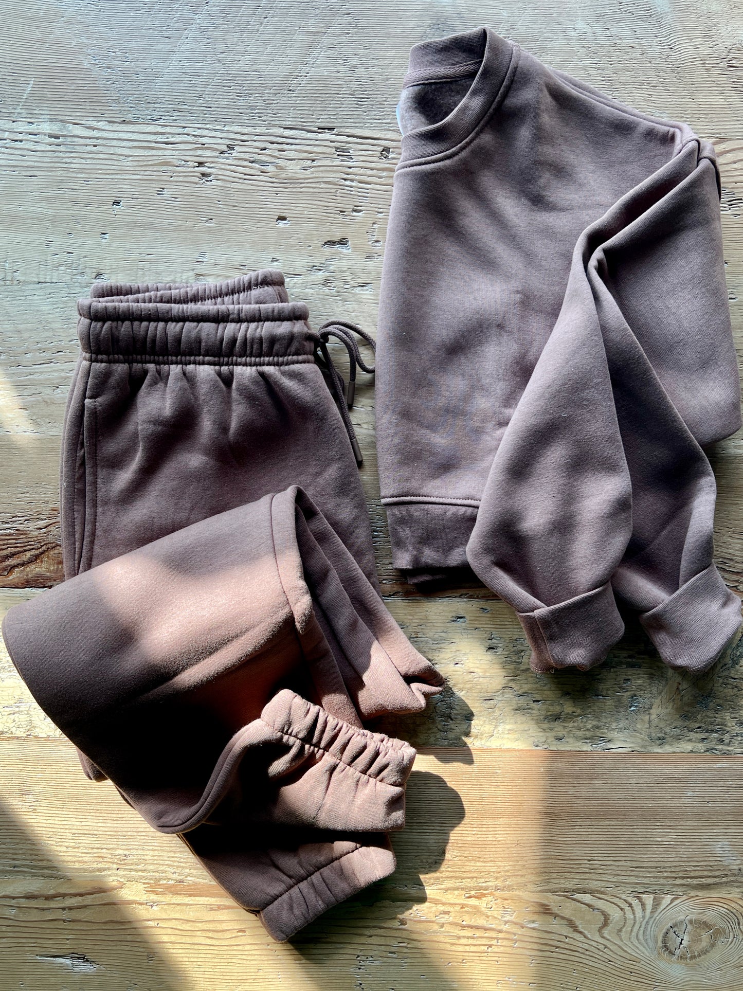 Cropped Fleece Sweatshirt