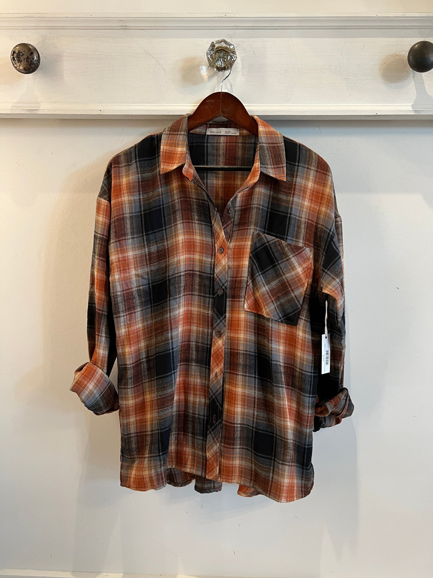 Oversized Flannel Shirt