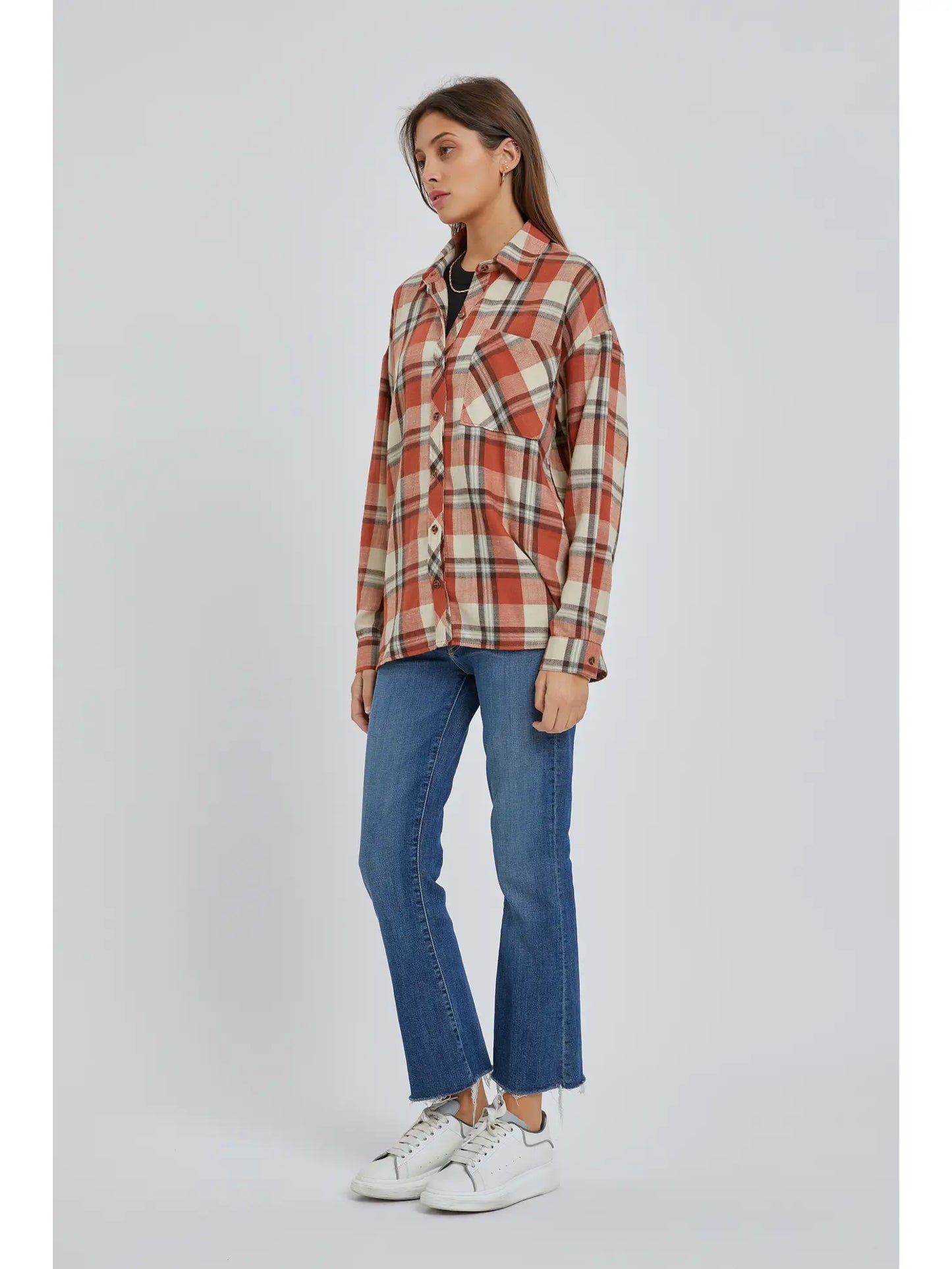 Oversized Flannel Shirt