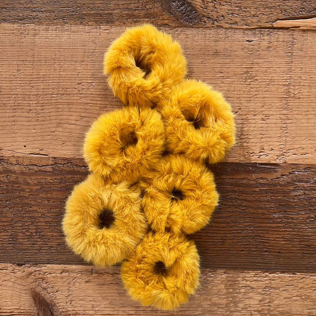 Furry Hair Scrunchie