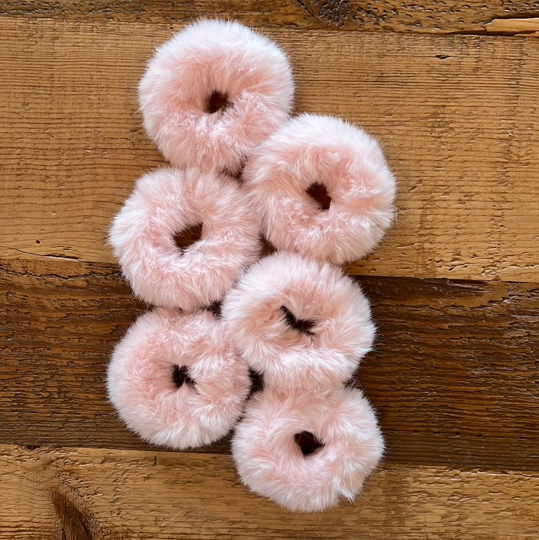 Furry Hair Scrunchie