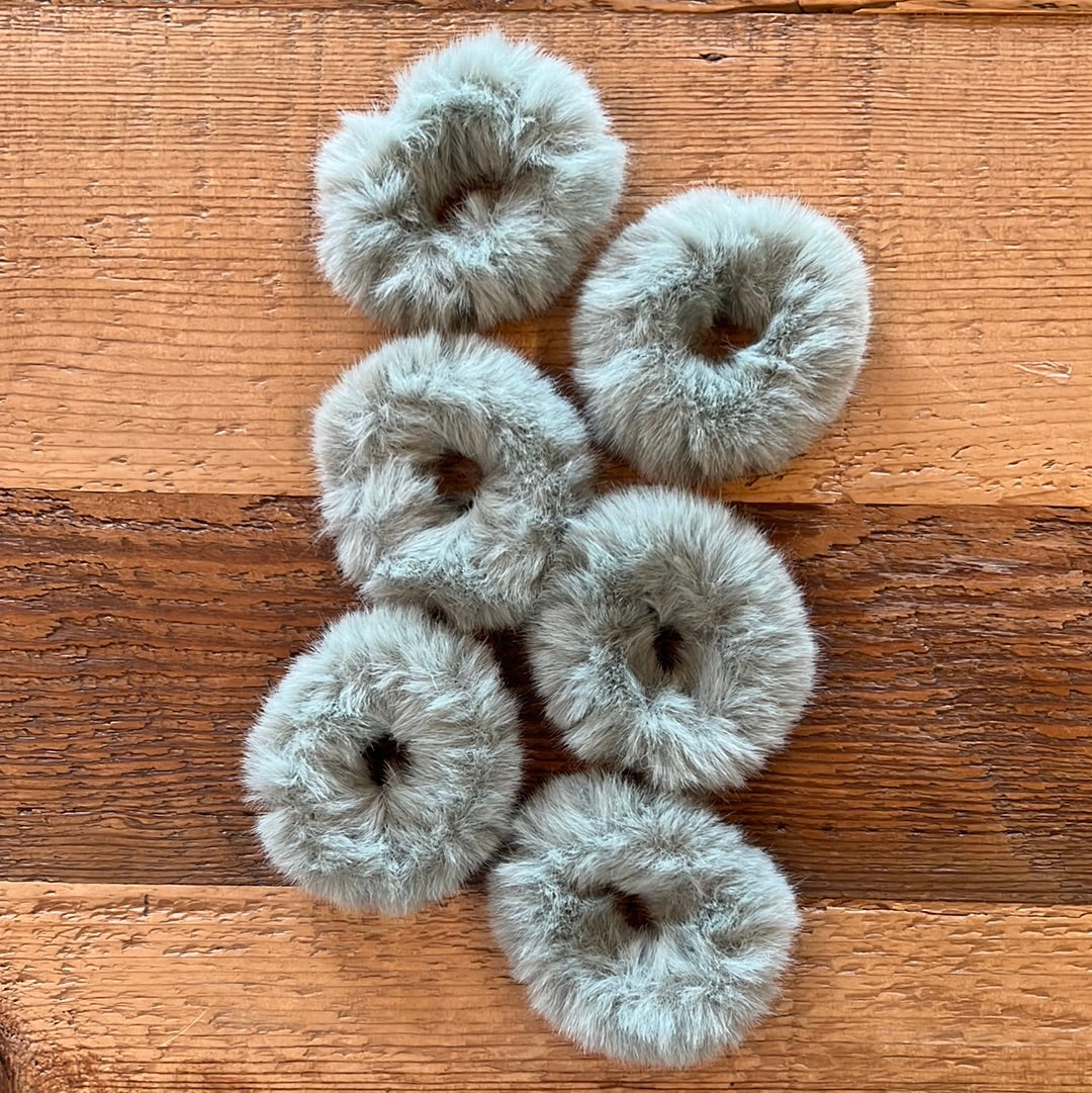 Furry Hair Scrunchie