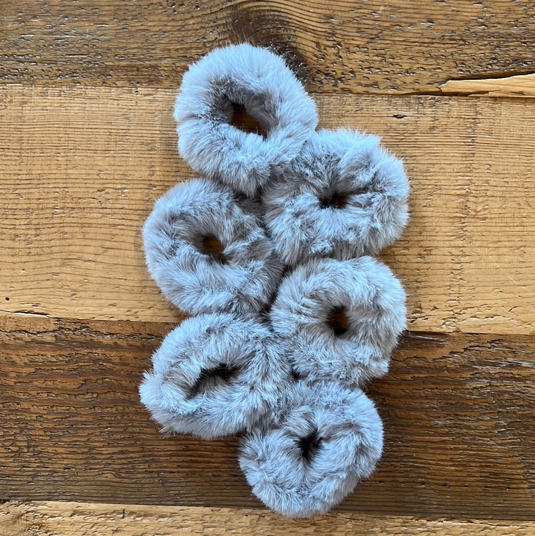 Furry Hair Scrunchie