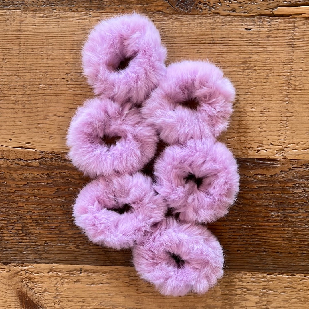 Furry Hair Scrunchie