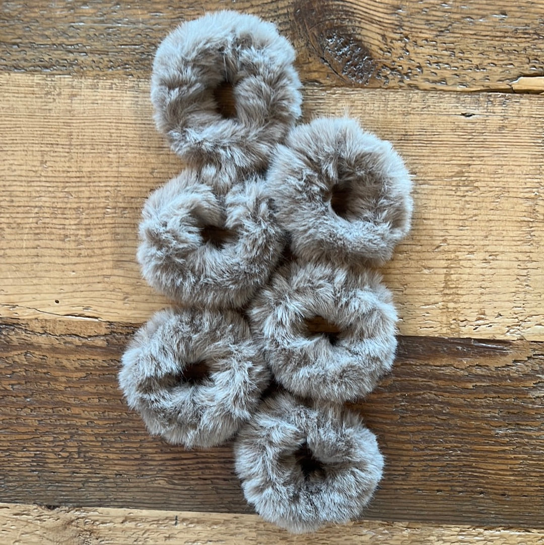 Furry Hair Scrunchie