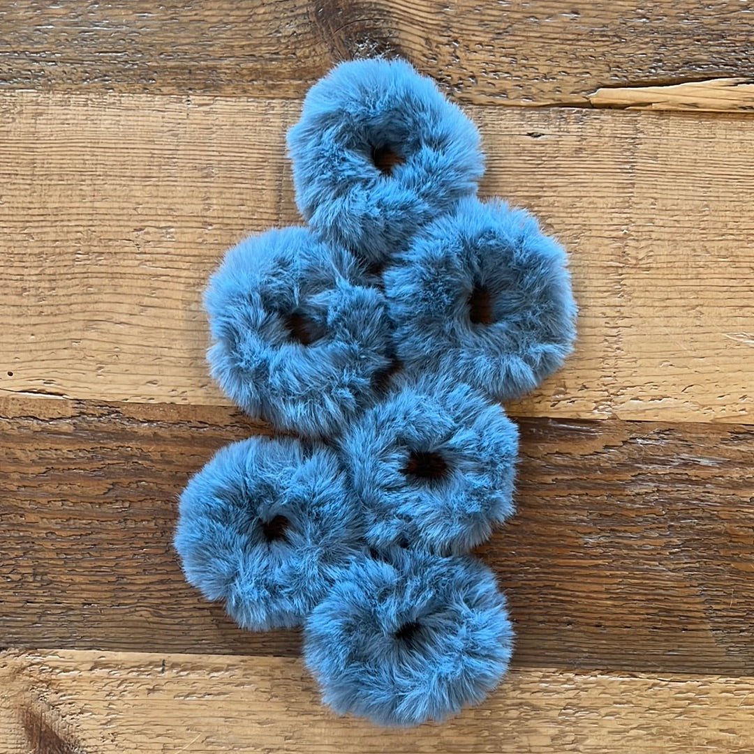 Furry Hair Scrunchie