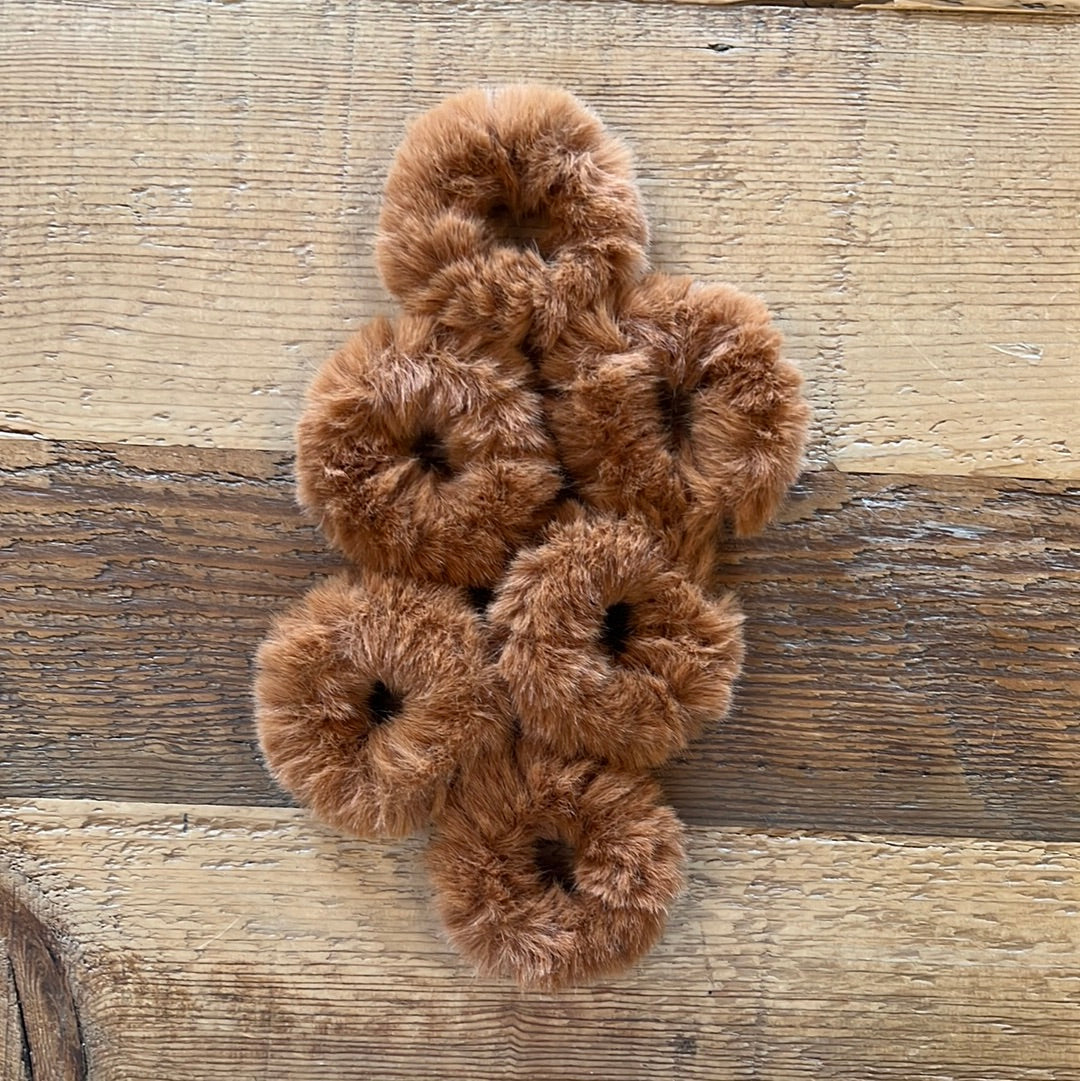 Furry Hair Scrunchie