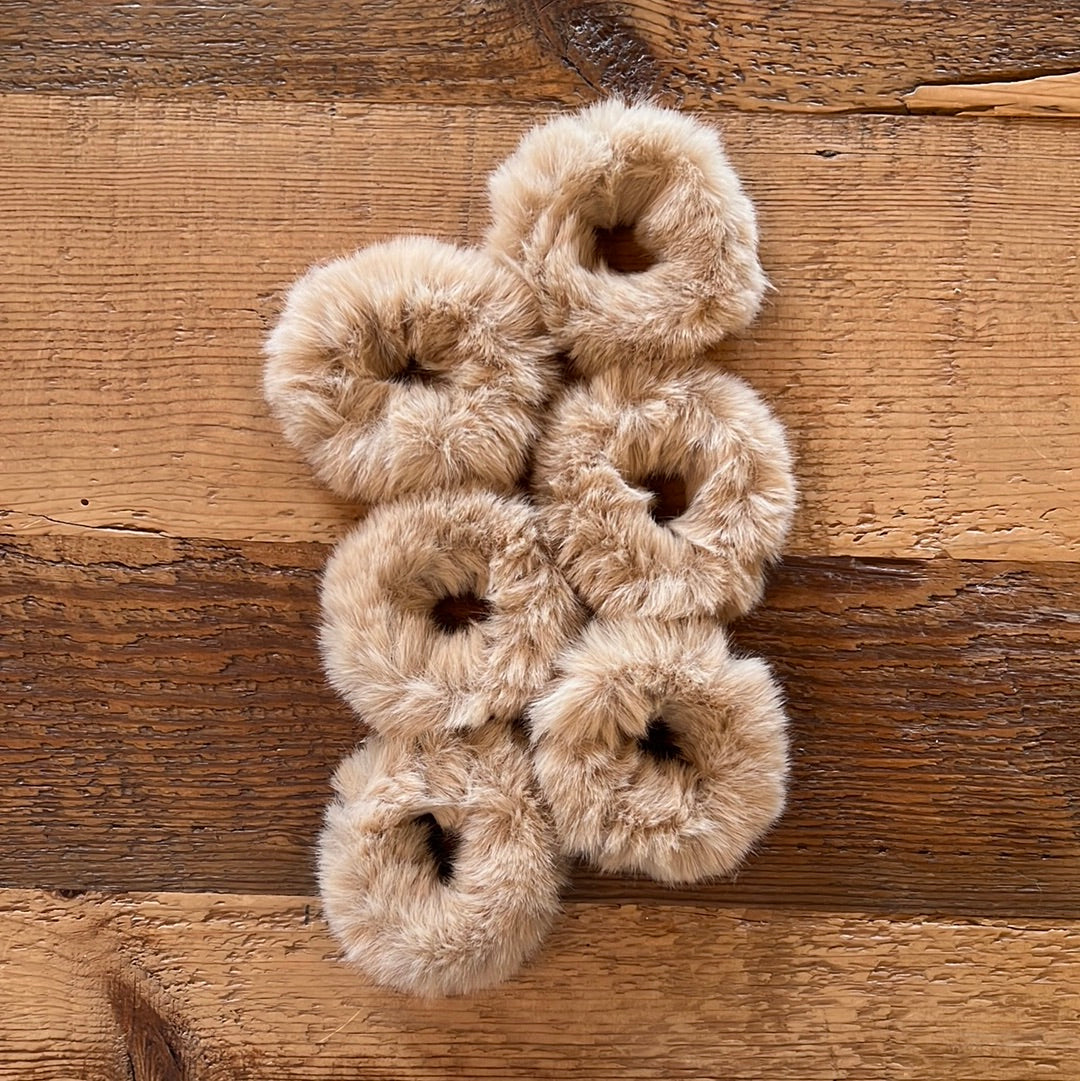 Furry Hair Scrunchie
