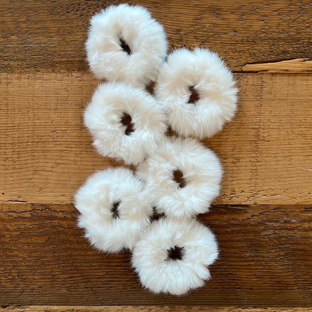 Furry Hair Scrunchie