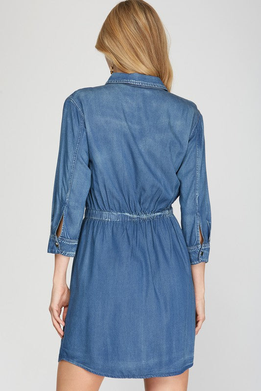 Tencel Shirt Dress