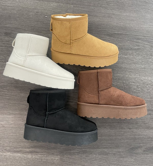 Cozy Platform Bootie