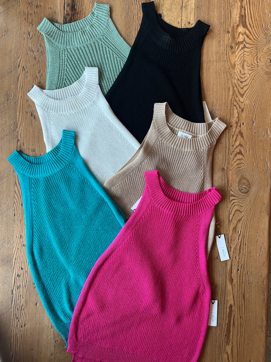 Racerback Sweater Tank