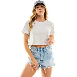 Boxy Cotton Crop Tee