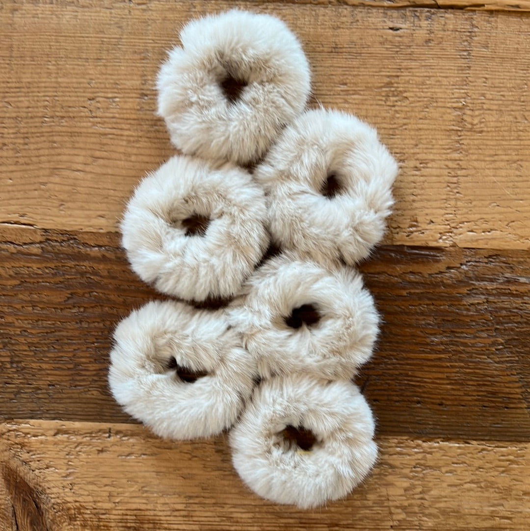 Furry Hair Scrunchie