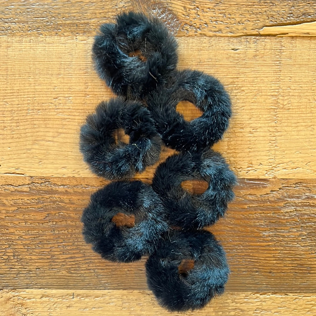 Furry Hair Scrunchie
